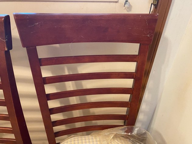 Image for (2)Upholstered Seat Dining Chairs