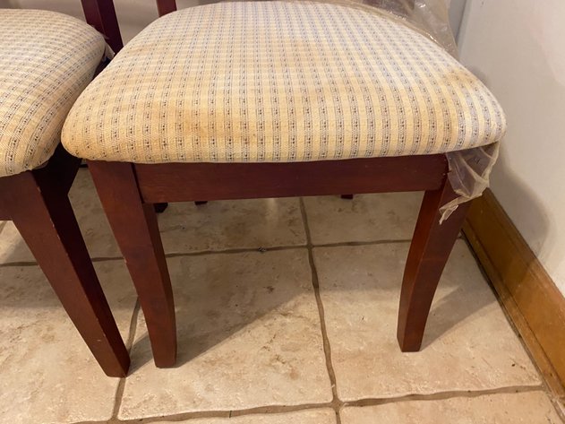 Image for (2)Upholstered Seat Dining Chairs