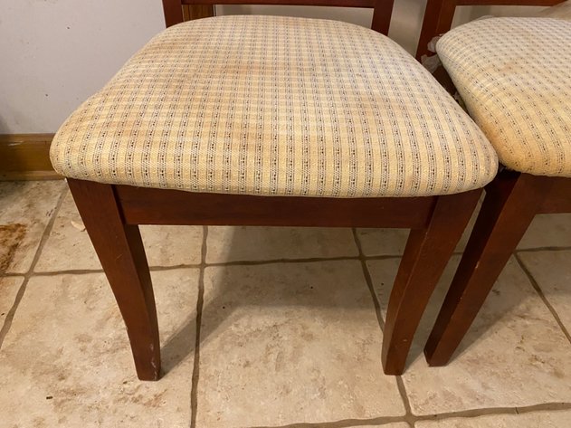 Image for (2)Upholstered Seat Dining Chairs