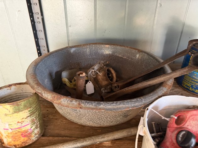 Image for Metal Shelf and Contents of Shelf