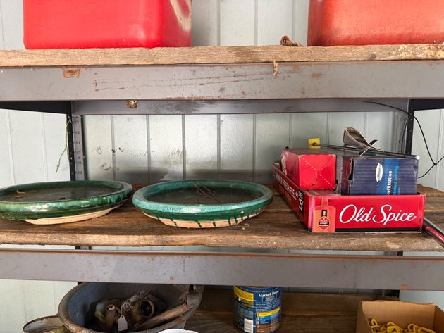 Image for Metal Shelf and Contents of Shelf