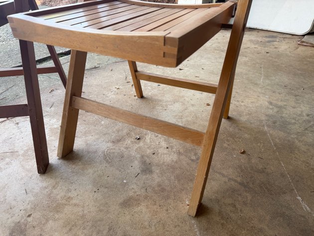 Image for (2) Wood Folding Chairs