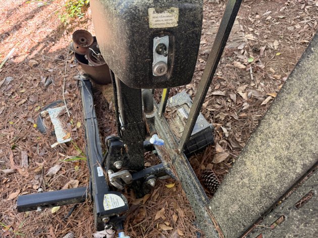 Image for Contents of Barn Including Electronic Lift, Vintage Tools, Compressor and More