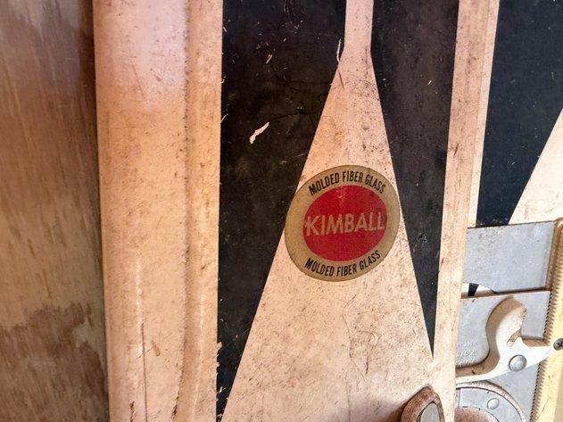Image for Pair Of Vintage Kimball Molded Fiberglass Water Skis