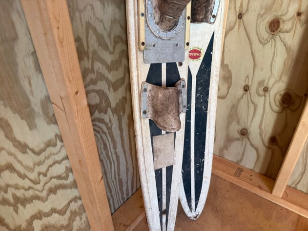 Image for Pair Of Vintage Kimball Molded Fiberglass Water Skis