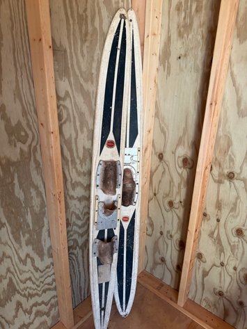 Image for Pair Of Vintage Kimball Molded Fiberglass Water Skis