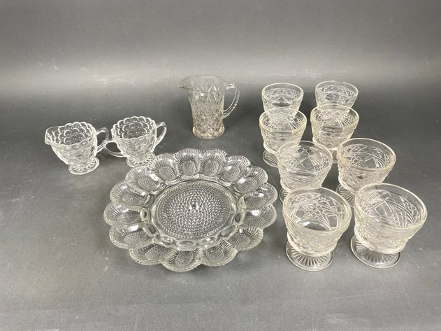 Image for (12) Piece Vintage Mixed Glass Collection