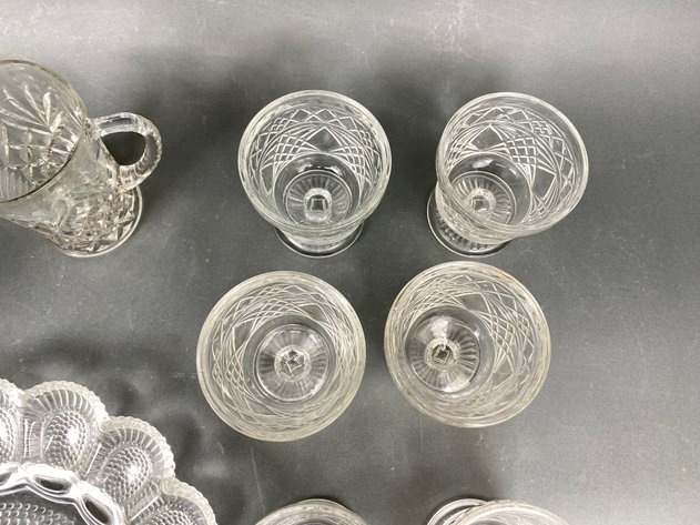 Image for (12) Piece Vintage Mixed Glass Collection