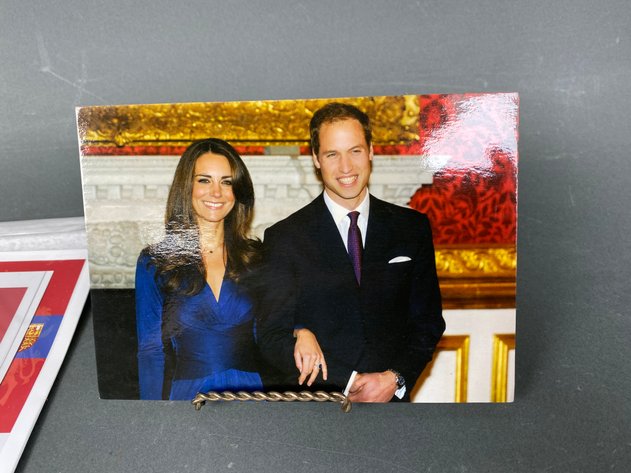 Image for Assortment of Vintage Postal Stamps, Including Pope John Paul II, Vatican, Gibralta Royal Engagement and Wedding, and Gibralta William and Catherine Wedding