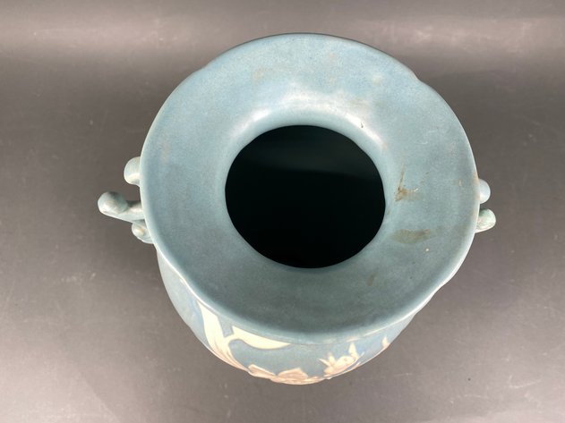Image for Vintage Weller Pottery White Rose 14