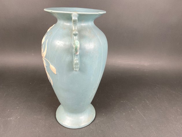 Image for Vintage Weller Pottery White Rose 14