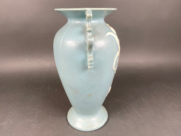 Image for Vintage Weller Pottery White Rose 14