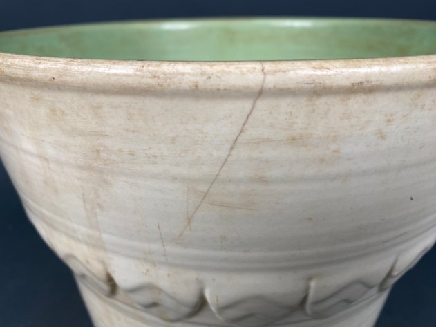 Image for Vintage Red Wing Pottery Jardinierre and Hager Pottery Art Deco Vase