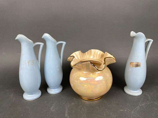 Image for (4) Pieces of Vintage Shawnee Pottery Vases