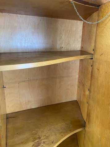 Image for Antique Biedermeier Style Walnut Wardrobe