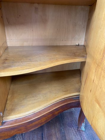 Image for Antique Biedermeier Style Walnut Wardrobe