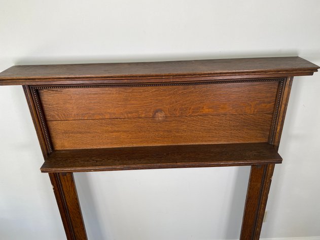 Image for Antique Solid Wood Fireplace Mantel
