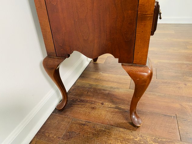 Image for 1970s American Drew Furniture Cherry and Oak Wood Silver Chest