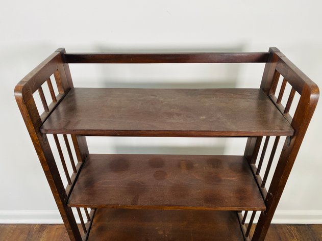 Image for Mission Oak Style MCM Folding Bookcase