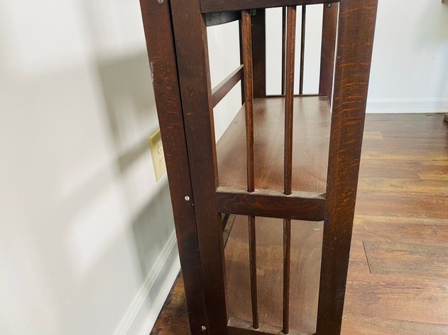 Image for Mission Oak Style MCM Folding Bookcase