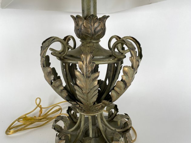 Image for Mid-Century Filigree-Style Table Lamp