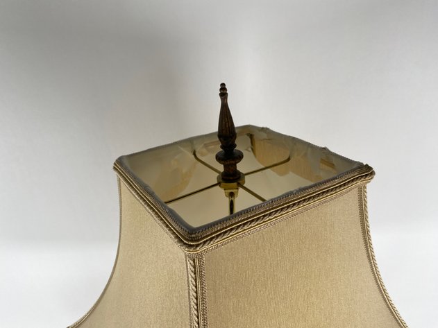 Image for Mid-Century Filigree-Style Table Lamp
