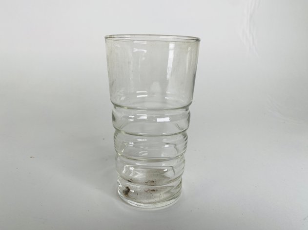 Image for (58) Vintage Libbey Glass Ripple Tumblers