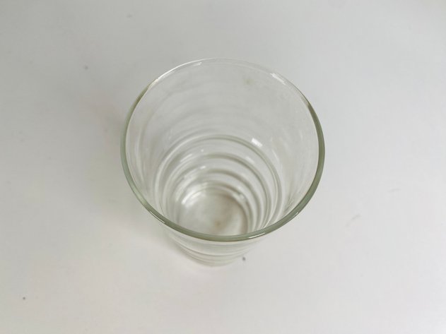 Image for (58) Vintage Libbey Glass Ripple Tumblers