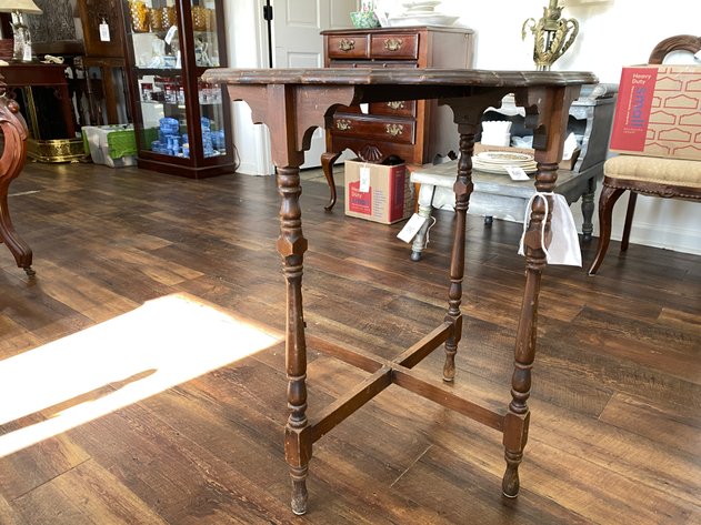 Image for Antique Wooden Occasional Table