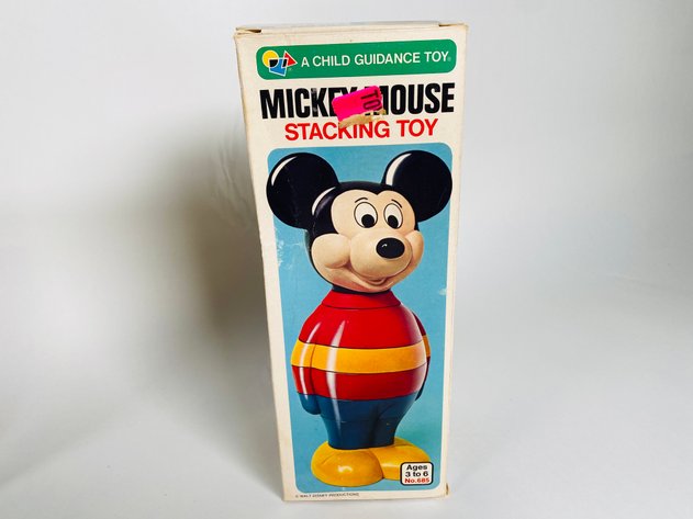 Image for (4) Vintage Mickey Mouse Toys