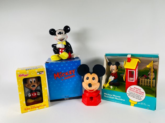 Image for (4) Assorted Mickey Toys