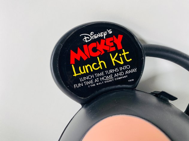 Image for Vintage  Aladdin Mickey Mouse Shaped Lunch Box with Thermos