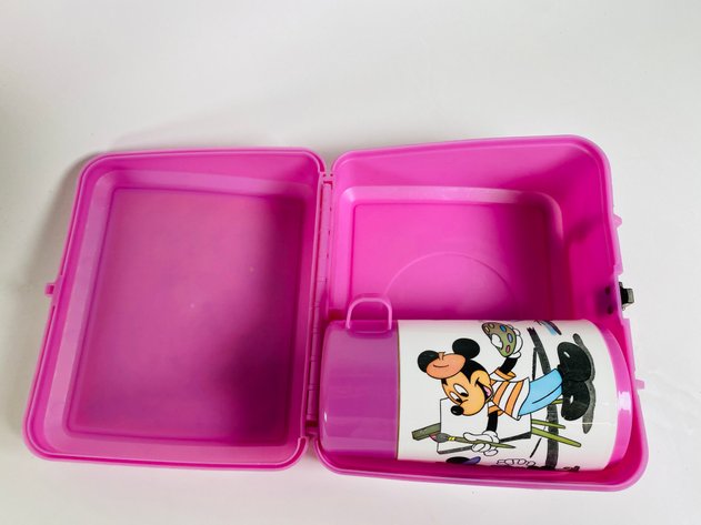Image for (2) Plastic Aladdin Lunch Boxes with Thermos