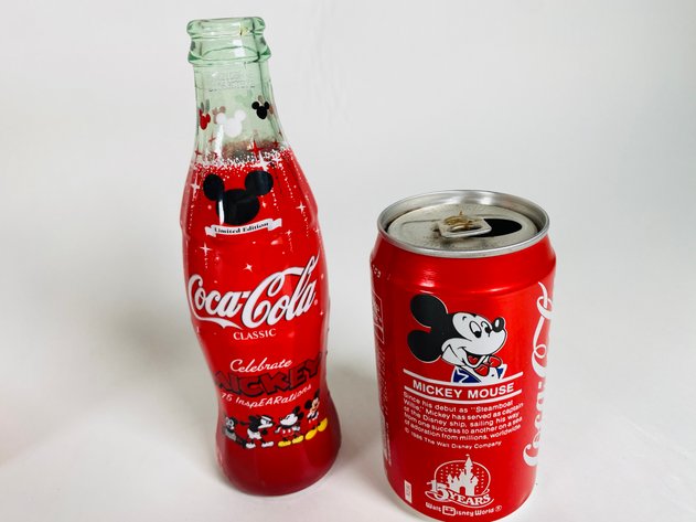 Image for (3) Mickey Mouse Coke Items