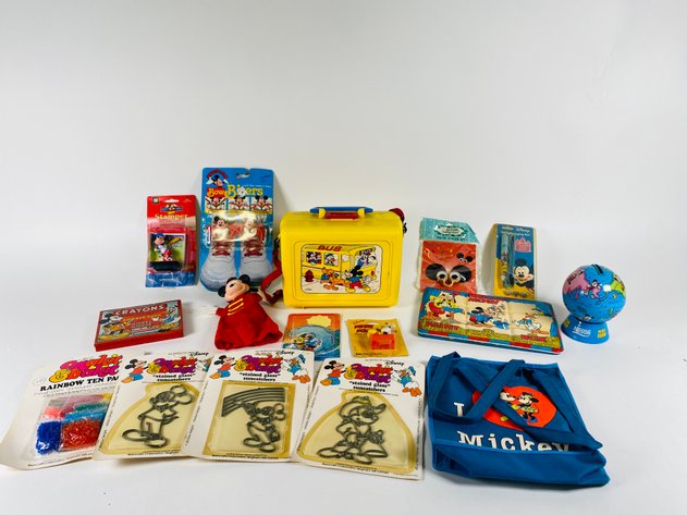 Image for (16) Vintage Mickey Crafting Items
