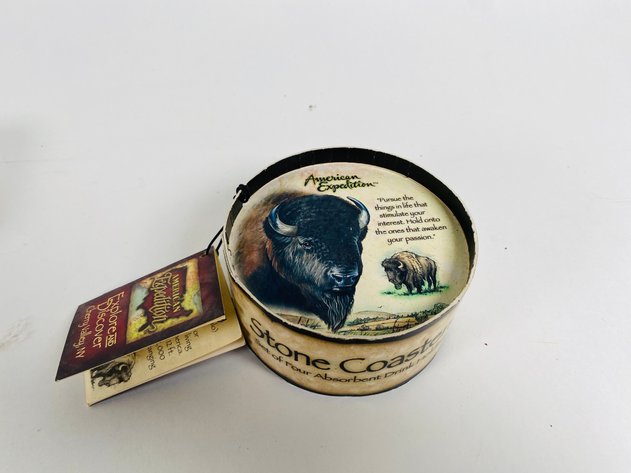 Image for (4) Sets of Stone Buffalo Coasters