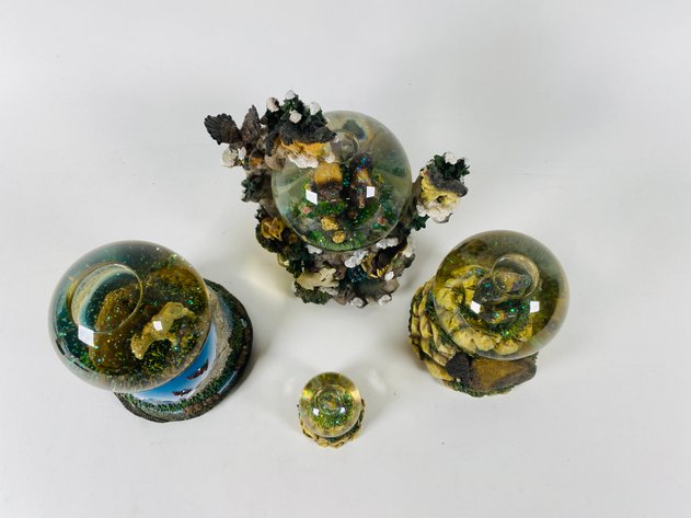 Image for (4) Buffalo Snow Globes