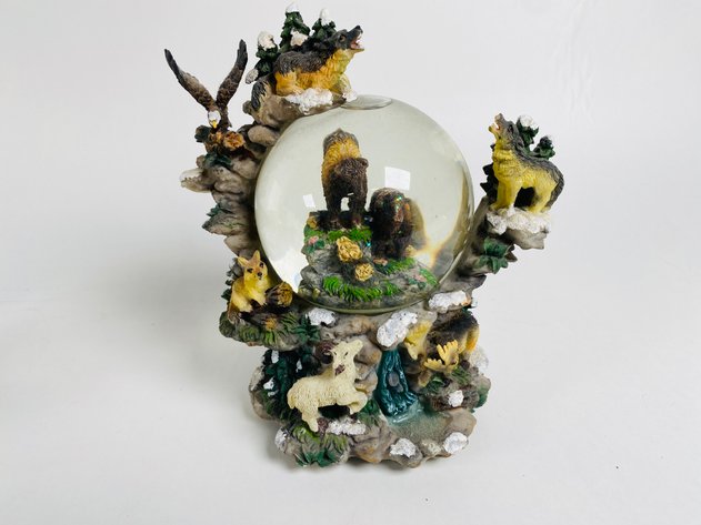 Image for (4) Buffalo Snow Globes
