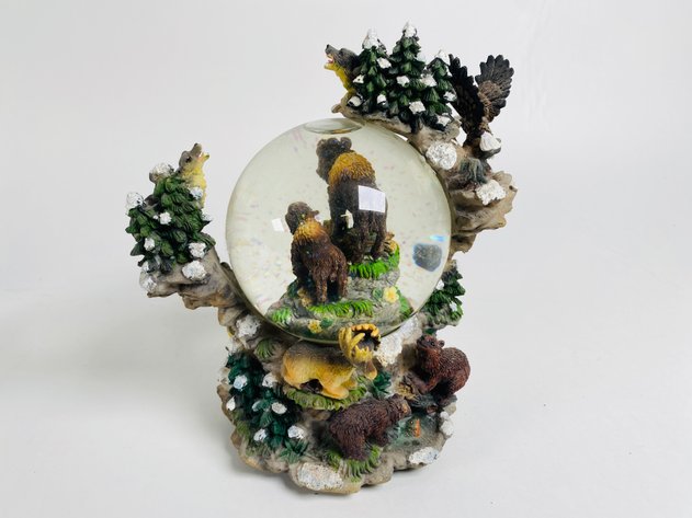 Image for (4) Buffalo Snow Globes