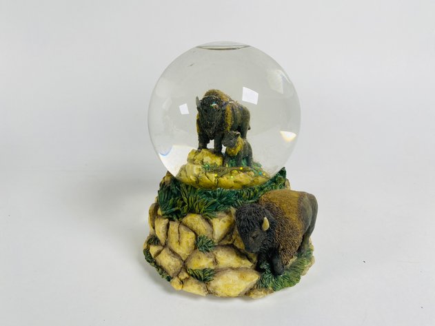 Image for (4) Buffalo Snow Globes