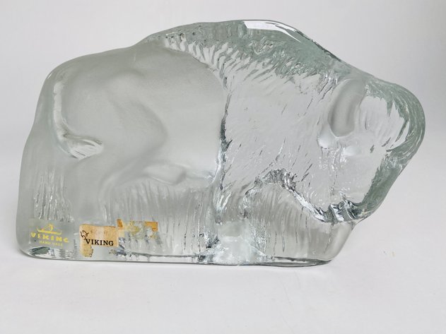 Image for (10) Piece Collection of Buffalo Themed Glass and Crystal Paperweights