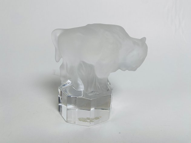 Image for (10) Piece Collection of Buffalo Themed Glass and Crystal Paperweights