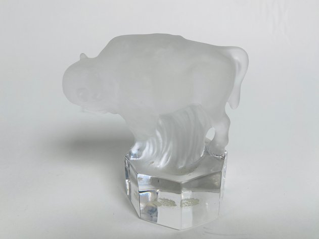 Image for (10) Piece Collection of Buffalo Themed Glass and Crystal Paperweights