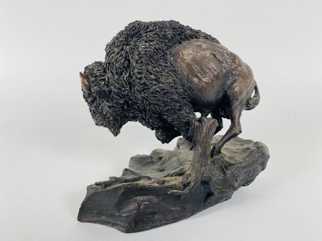 Image for The American Buffalo Statue #119/9500 Limited Edition By The New England Collectors Society