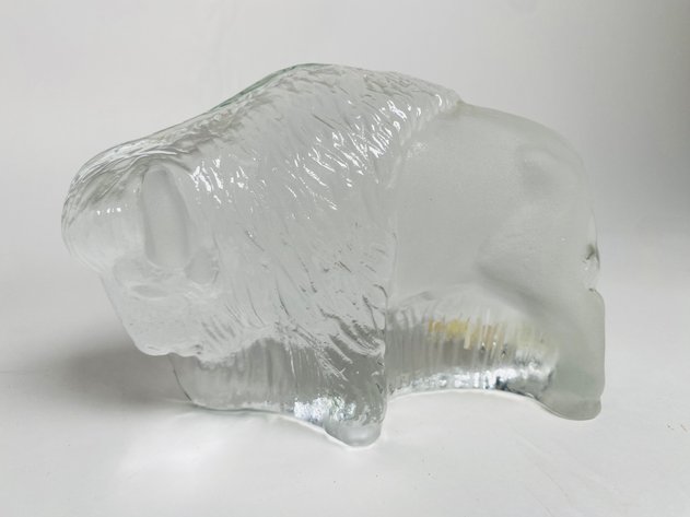 Image for (10) Piece Collection of Buffalo Themed Glass and Crystal Paperweights