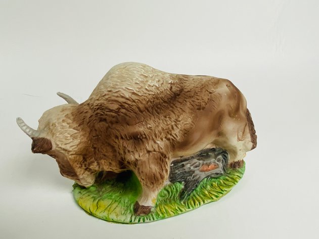 Image for (4) Collection of Buffalo Statues and Figurines