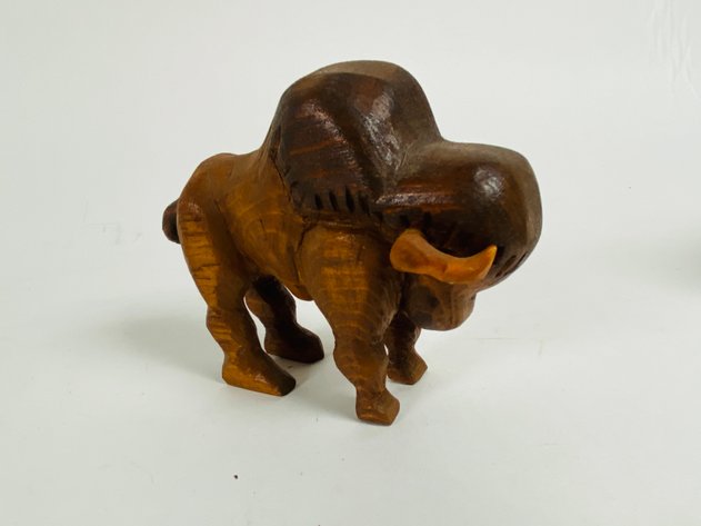Image for (9) Collection of Buffalo Statues and Figurines