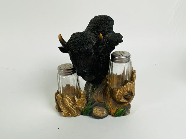 Image for (5) Collection of Buffalo Statues and Figurines