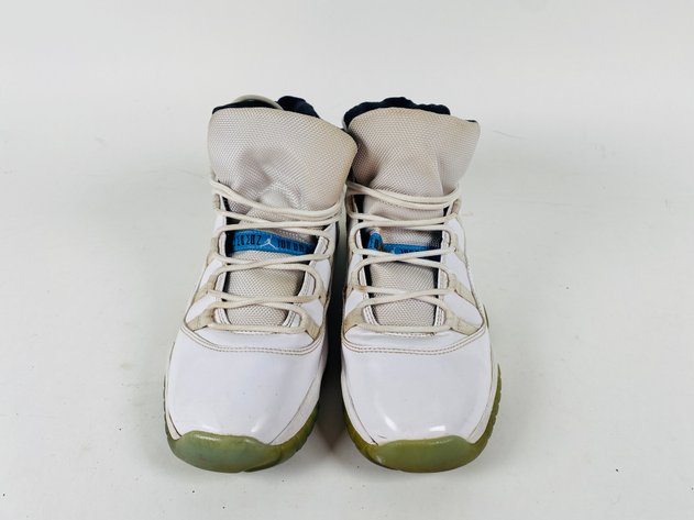 Image for (1) Nike Air Jordan 11 Retro BP White-Legend Blue-Black 378039-1176, Size 7Youth