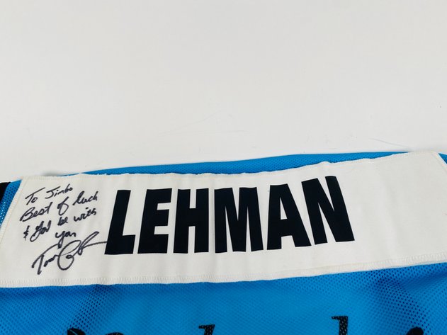 Image for (1) Professional Golfer Tom Lehman signed Golf Bib from the 2019 Charles Schwab Cup Championship
